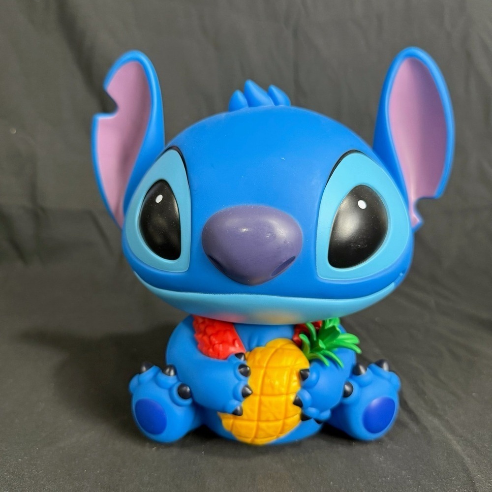 Disney Lilo & Stitch Pineapple Figural Bank Coin Bank - Picture 2 of 6